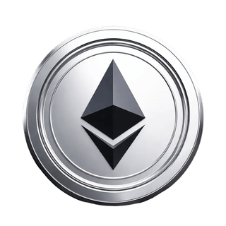 عملة Ethereum ETH الرقمية في تصميم رسومي متحرك